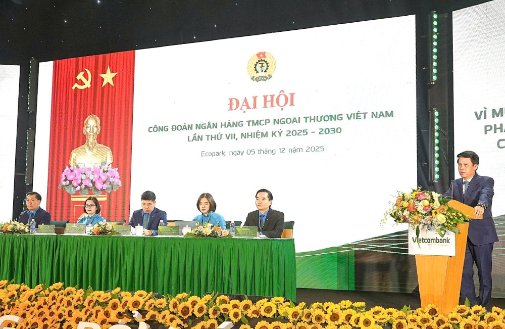 Ong Pham Tien Dung - Pho Thong doc Ngan hang Nha nuoc Viet Nam phat bieu tai dai hoi. Anh: Ha Anh