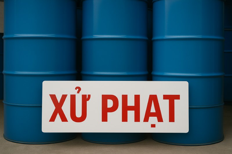 Nhiều doanh nghiệp đã bị xử phạt về hành vi vi phạm trong lĩnh vực hóa chất. Đồ họa: Quang Minh