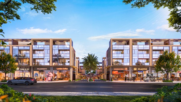 Shophouse xuat hien voi kien truc dam chat The Great Gatsby. Nguon: Phu Long