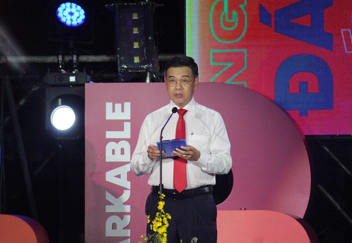 Ông Nguyễn Văn Dũng - Phó Chủ tịch UBND TPHCM phát biểu tại lễ phát động. Ảnh: Ban tổ chức