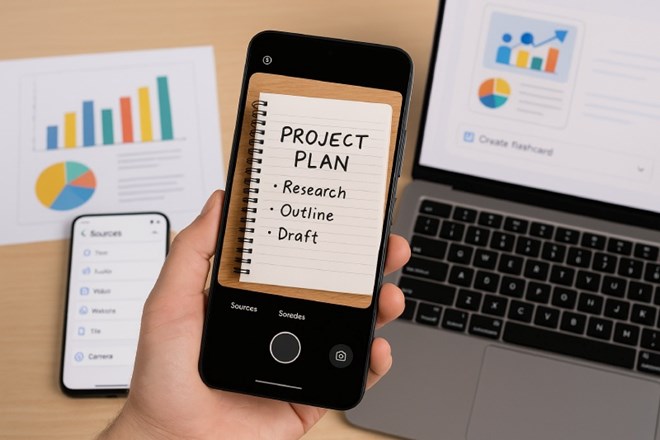 Google bổ sung tính năng camera mới vào ứng dụng NotebookLM