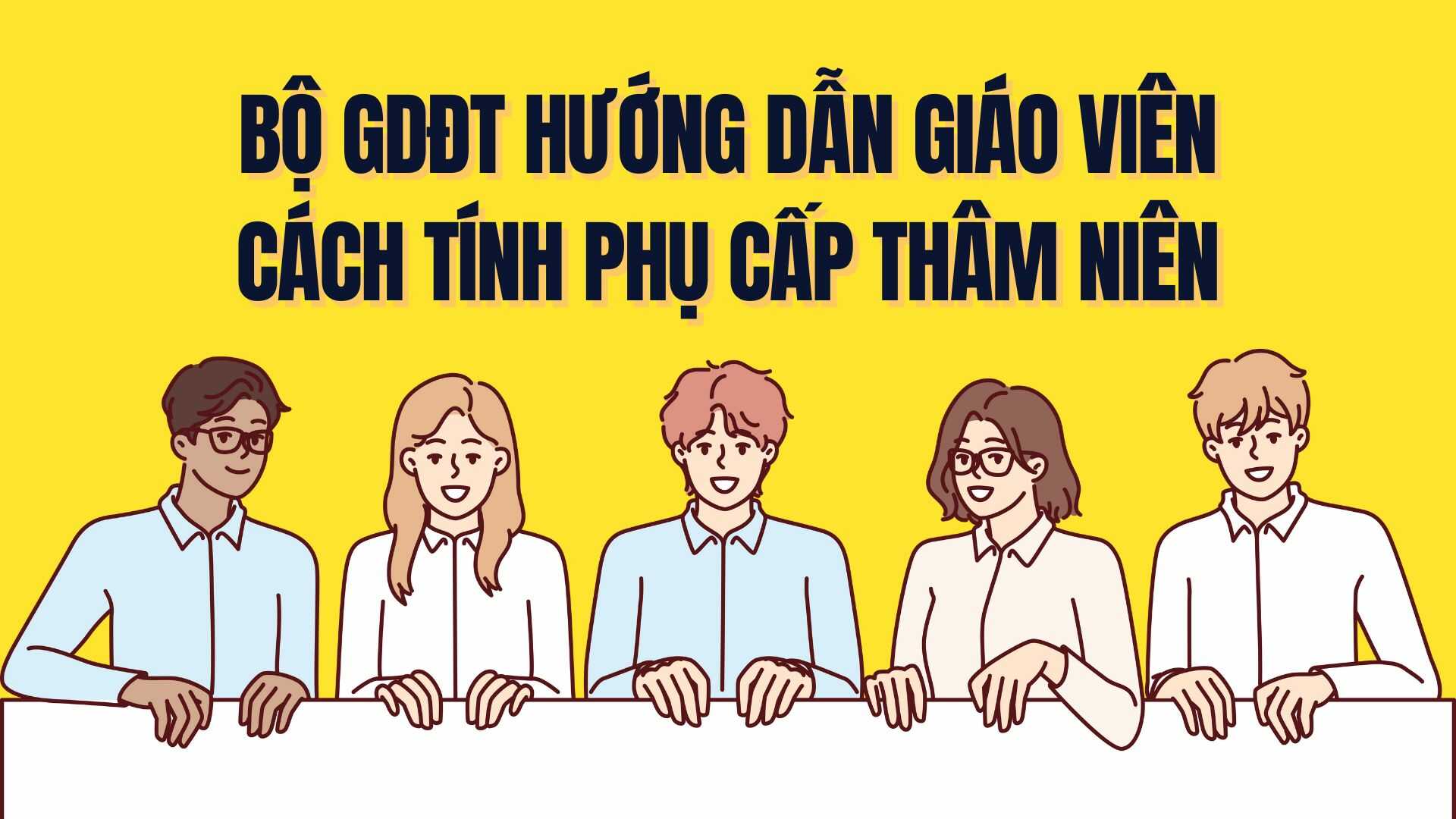 Instructions on how to calculate the latest seniority allowances for teachers. Graphics: Tra My