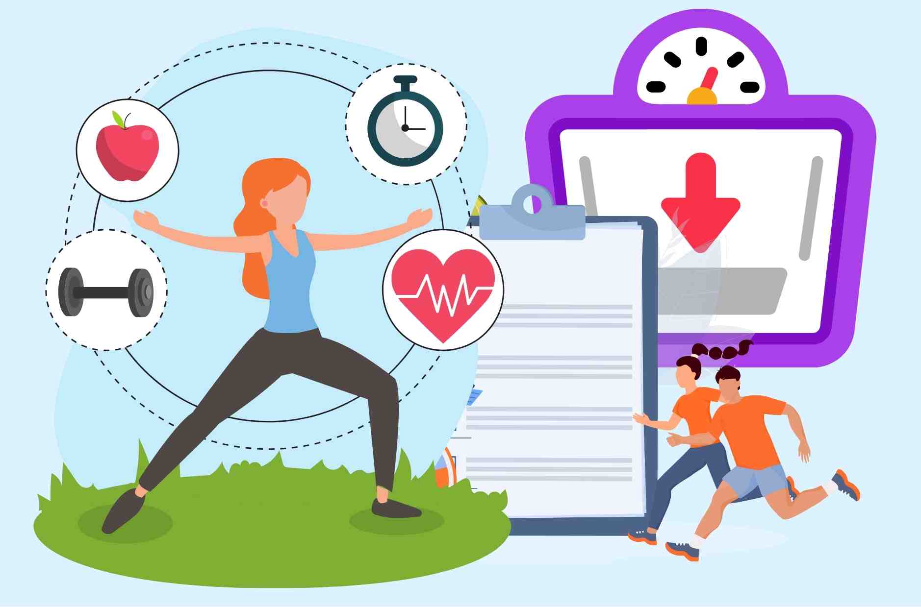 A fitness trainer shows 3 simple steps to make the weight loss process more effective