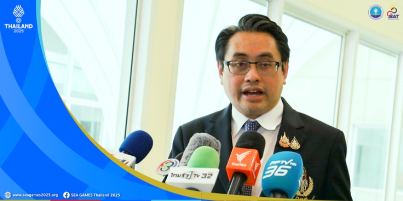 タイスポーツ庁(SAT)のゴンサック・ユドマニ総裁は、SEA Games 33に関する誤った情報を流した人々を処分すると発表しました。写真:SEA Games Thailand