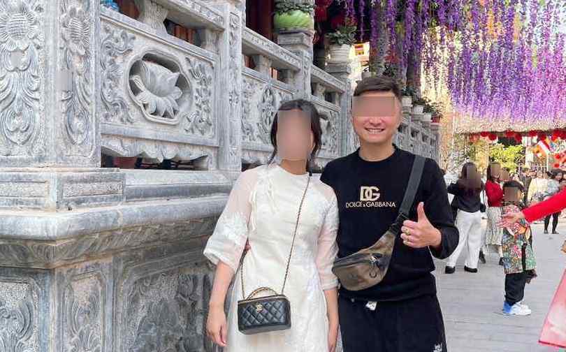 Anh Hưng và con gái lớn học lớp 10 ở Hải Phòng. Ảnh: Nhân vật cung cấp