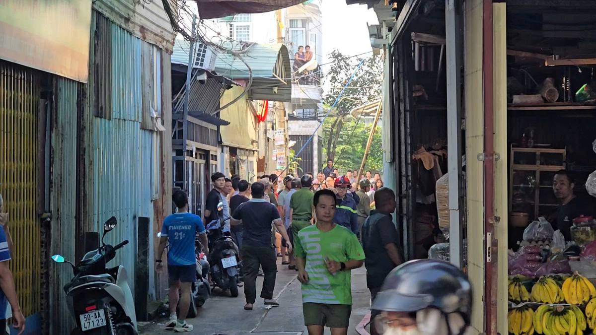 Vu chay khien mot nguoi tu vong. Anh: Anh Tu