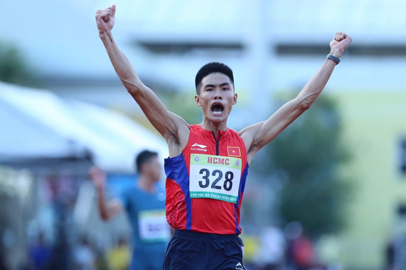 Ta Ngoc Tuong la niem ky vong moi cua dien kinh Viet Nam. Anh: Thanh Vu