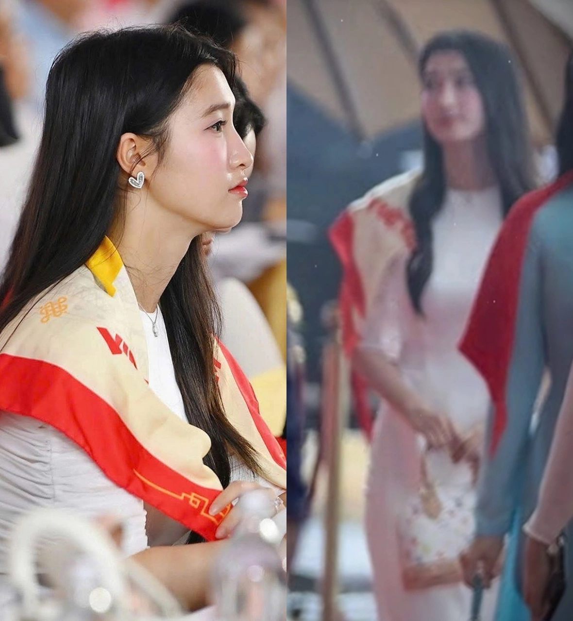 Phuong Nhi dung tui xach gia nghin do o su kien. Anh: Hoang An, TikTok Candybonghihi