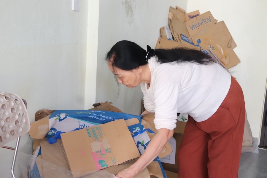 ダナン市ディエンバン区、ブロック3、女性グループグループ2の責任者、トリン・ティ・ノン氏。写真: グエン・リン