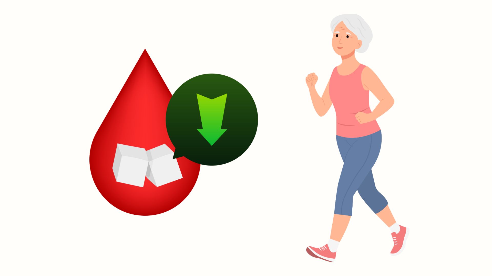 Walking is a simple habit in the evening that helps control blood sugar. Graphics: Thanh Thanh