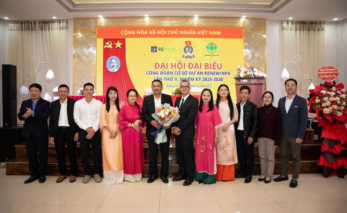 第2回RENEW/NPAプロジェクト基礎労働組合総会、任期2025年から2030年。写真:クアンチー労働組合