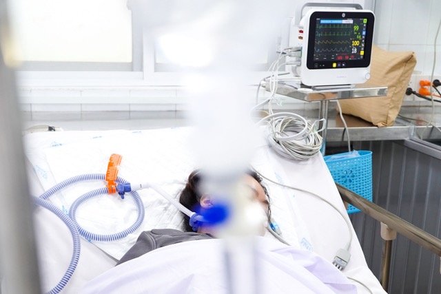 The victim was lucky to escape the fire and is currently in stable health. Photo: BVCC