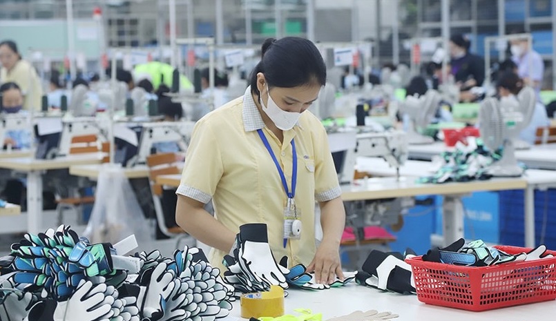 Haivina Hong Linh有限会社には現在、1 300人の労働者が働いています。写真:Haivina Hong Linh