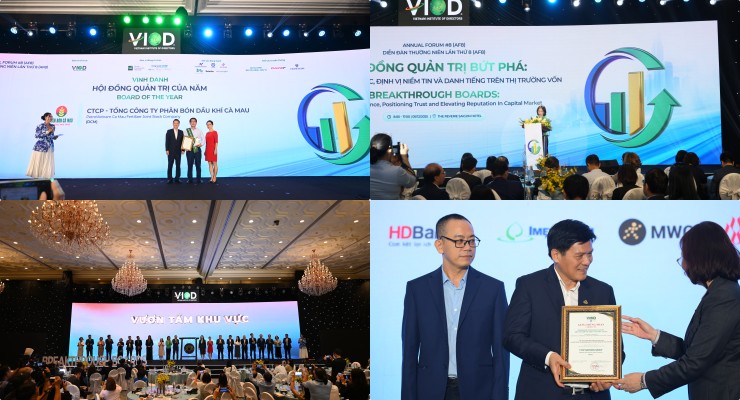 The forum took place at the time when the Vietnamese stock market celebrated its 25th anniversary of formation and development. Photo: Organizing Committee.