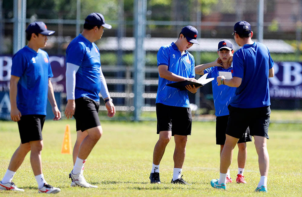 U22 Viet Nam se theo doi tran dau giua U22 Malaysia va U22 Lao. Anh: VFF