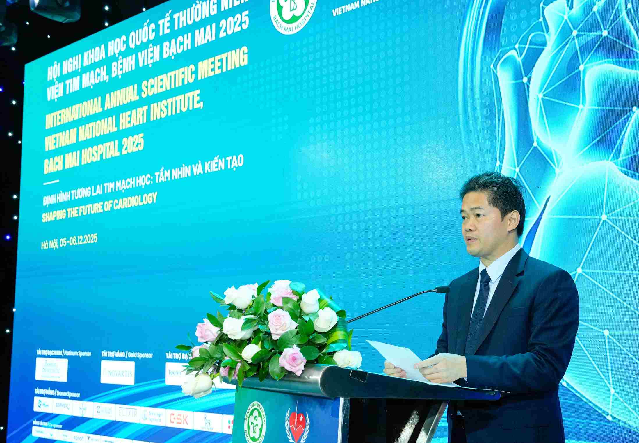 TS.BS Vu Manh Ha, Thu truong Thuong truc Bo Y te canh bao, benh tim mach la nguyen nhan tu vong hang dau trong nhom benh khong lay nhiem tai Viet Nam, voi khoang 200.000 ca moi nam. Anh: The Anh