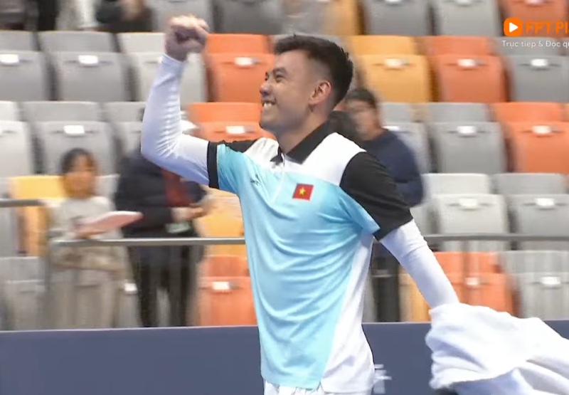 リー・ホアン・ナムが杭州で行われたPPAツアー・アジアで優勝した。写真: ビデオからの切り抜き