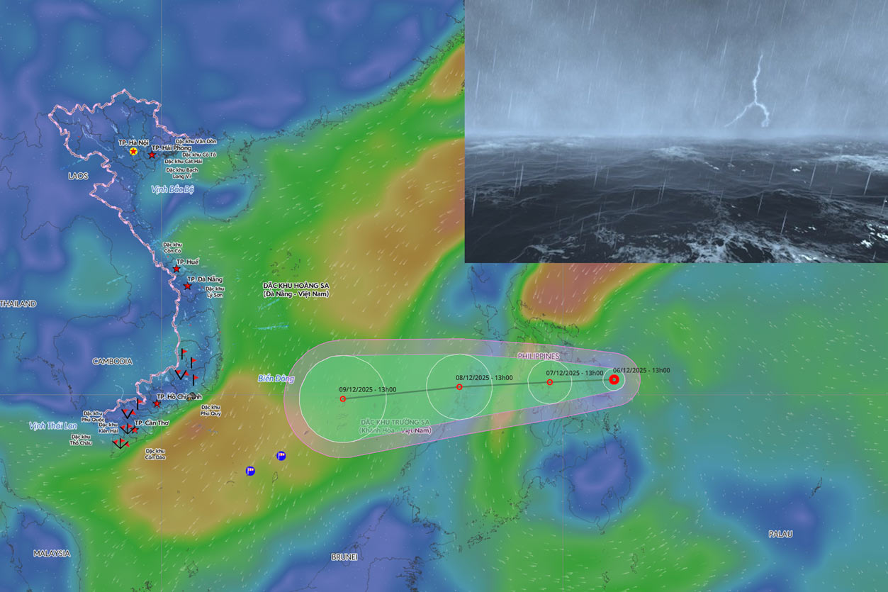 New tropical depression likely to enter the East Sea on December 8, forecast affected areas