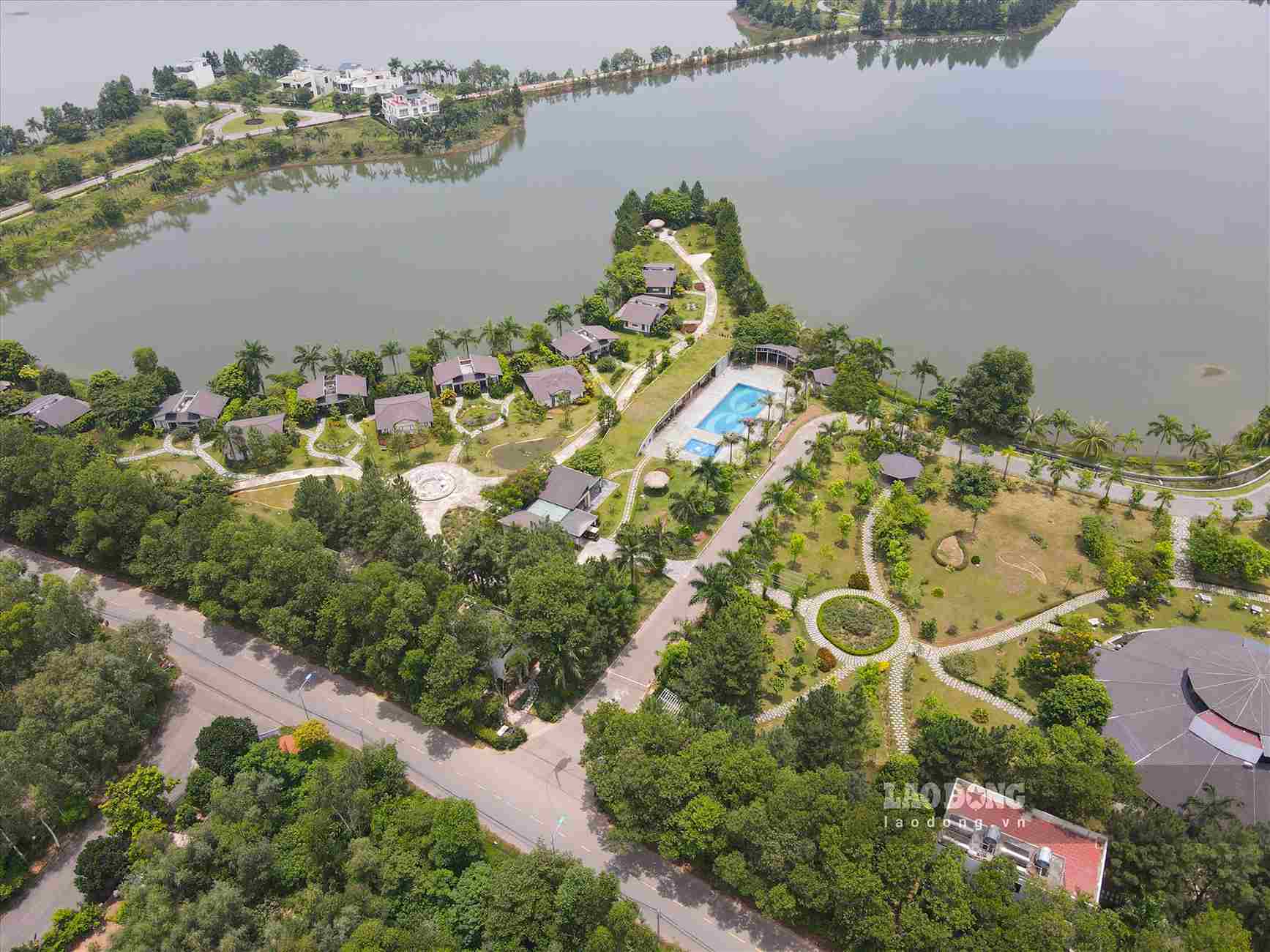 15 parcelas de tierra en la zona turistica ecologica de Dai Lai estan a punto de ser subastadas. Foto: LDO