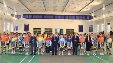 2025年Phuc Yen phuong CNVCLDスポーツ大会が開幕。写真:Phu Tho労働組合