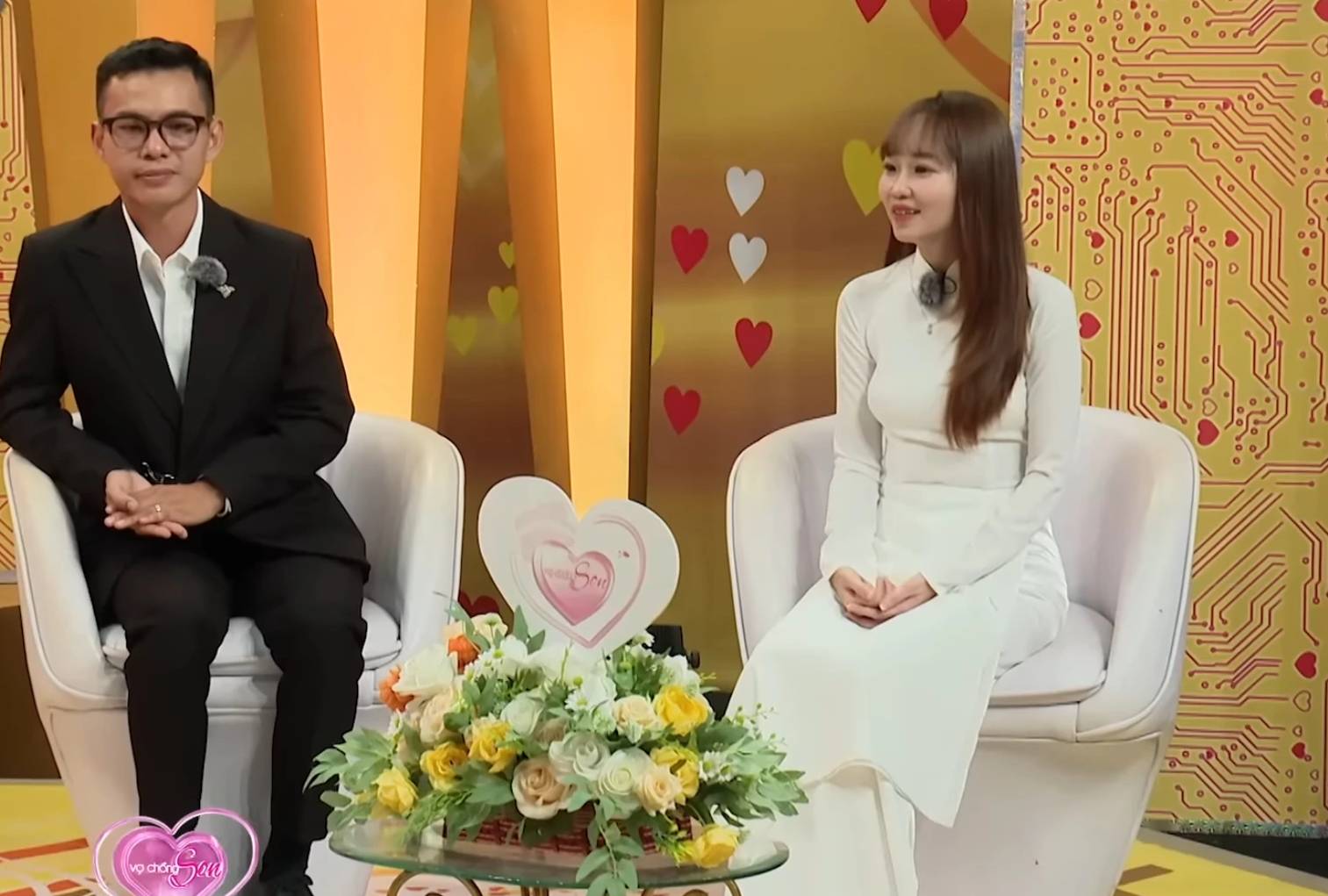 The couple at the show Vo Chong Son. Photo: Producer.