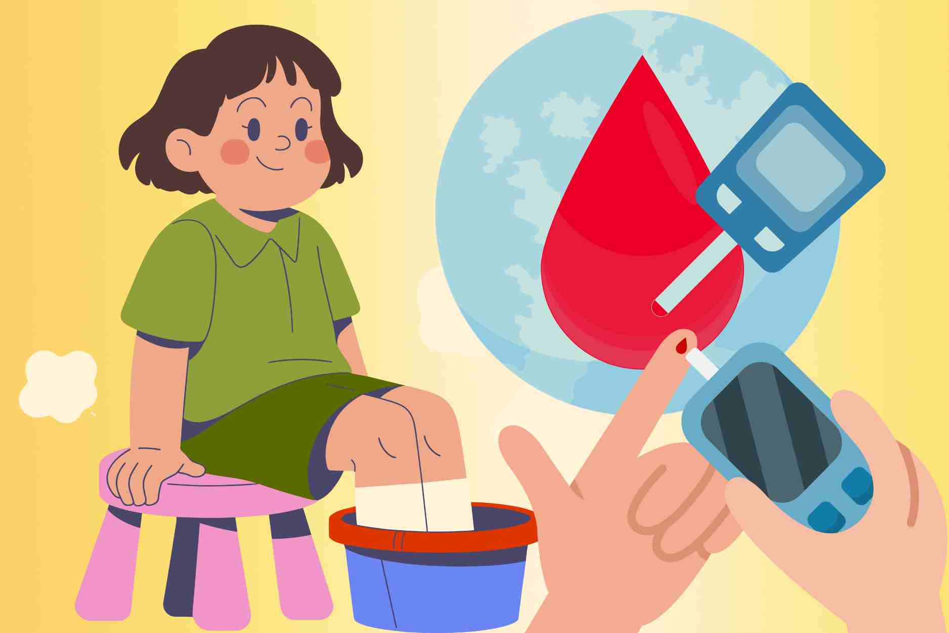 Soaking your feet in hot water seems good, but why should people with heart disease and diabetes avoid it