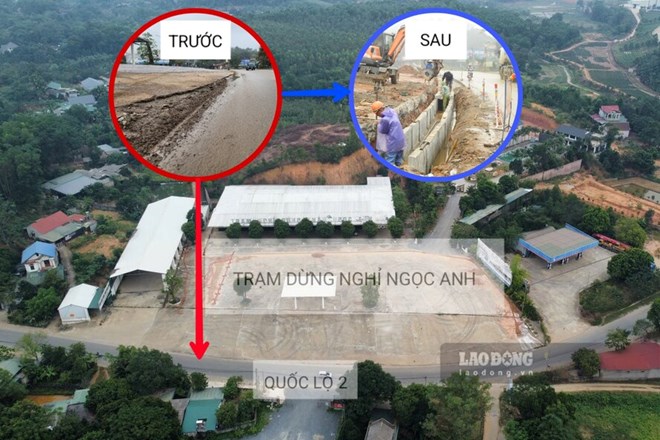 Phá bỏ sân trạm dừng nghỉ lấn quốc lộ của Tuấn "trắng"