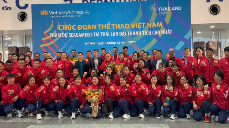 81 thành viên Đoàn thể thao Việt Nam lên đường bao gồm đội xe đạp, canoeing, cầu mây