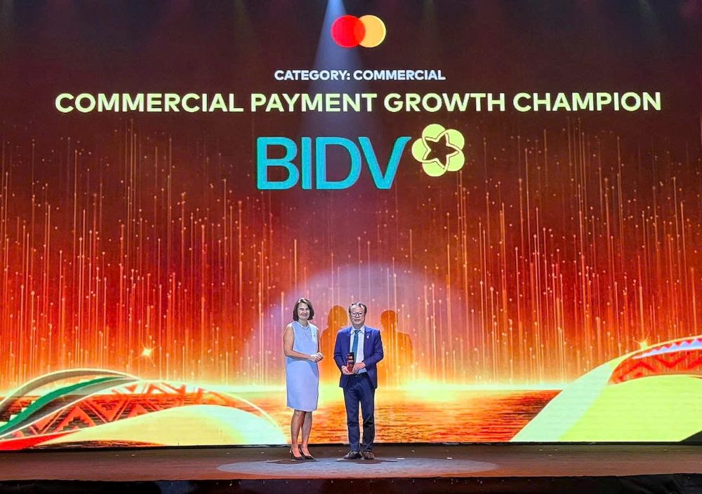 BIDV khang dinh nhung buoc tien manh me trong thuc day thanh toan so bang cu dup giai thuong tu Mastercard