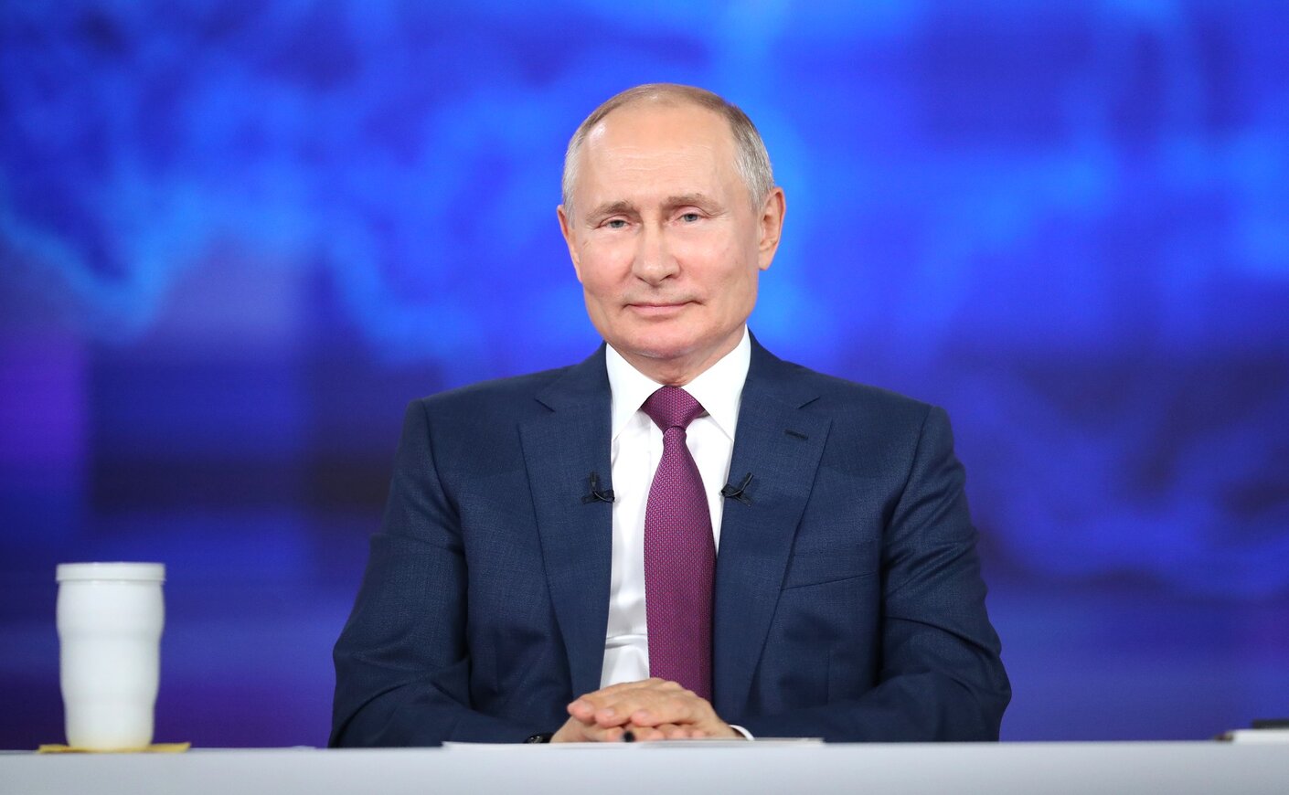 Russian President Vladimir Putin in an annual dialogue with the Russian people. Photo: Kremlin