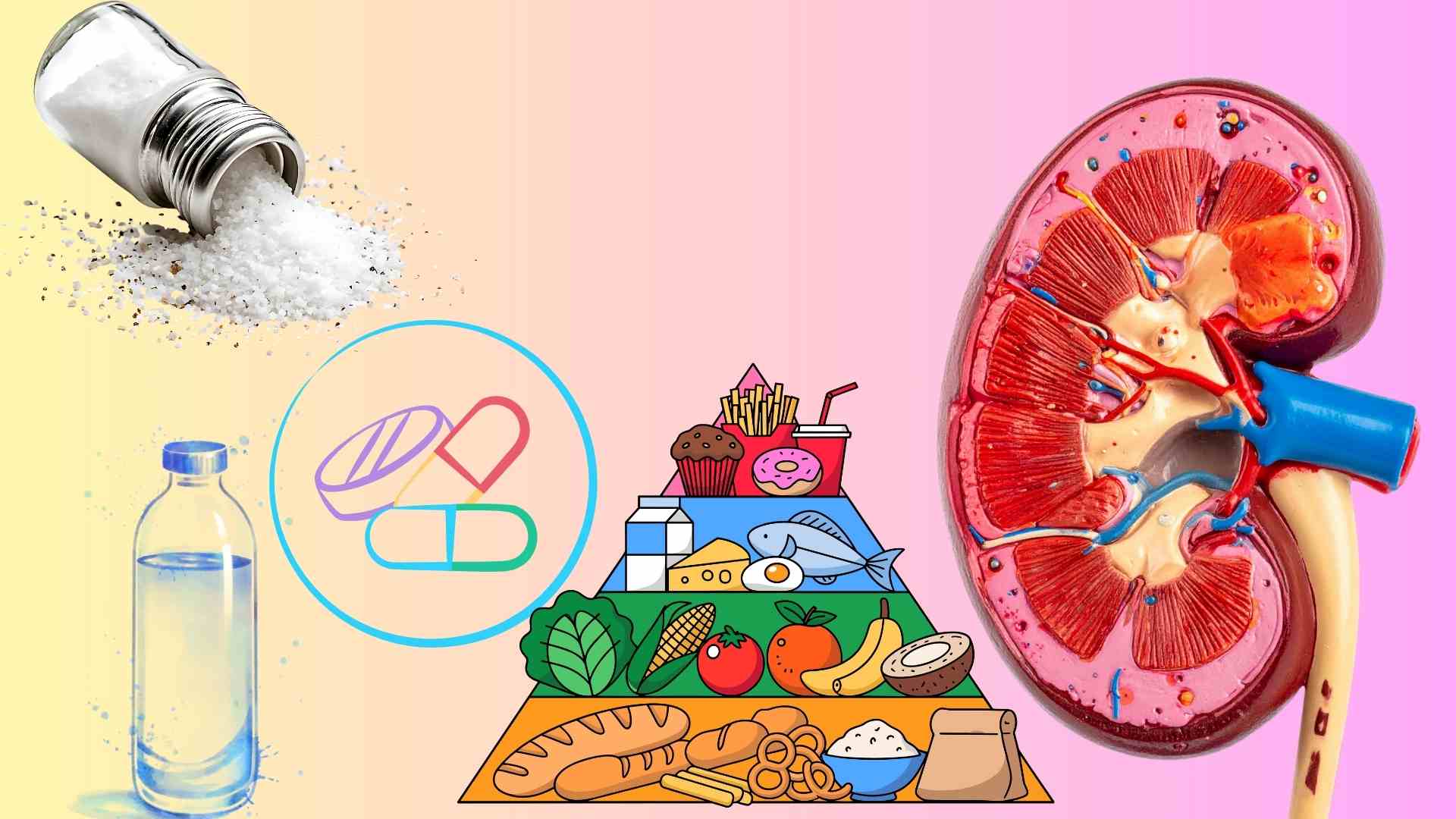 Adjusting a healthy diet will be good for the kidneys. Graphics: Ha May