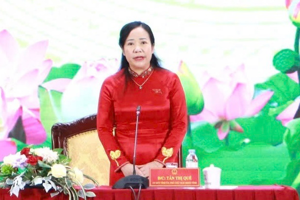 Ms. Tan Thi Que - new Vice Chairman of Lai Chau Provincial People's Council. Photo: Lai Chau Electronic Information Portal
