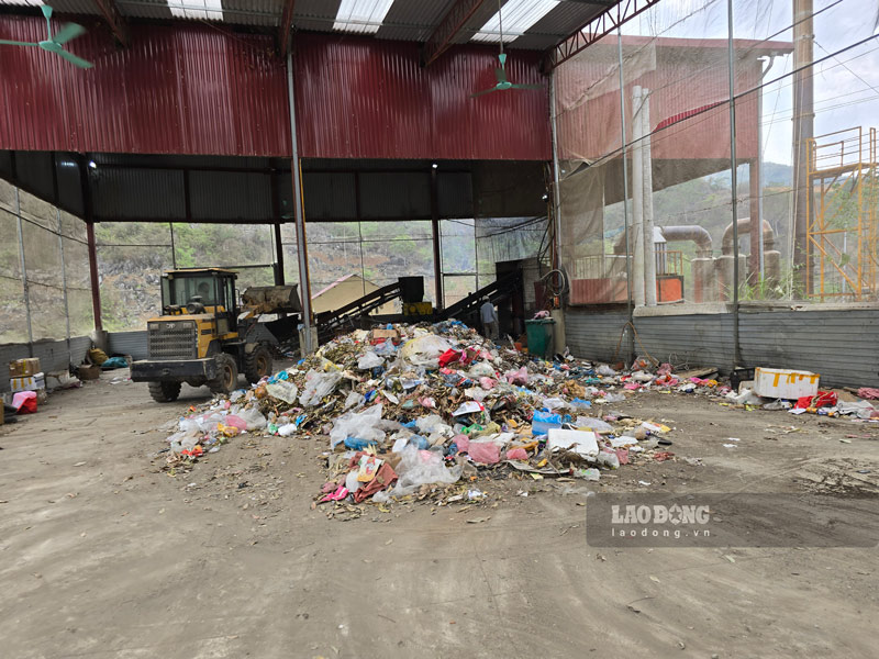 Khu xu ly rac Pac Miau (xa Bao Lam) hoat dong on dinh, khong gay o nhiem. Anh: Tan Van