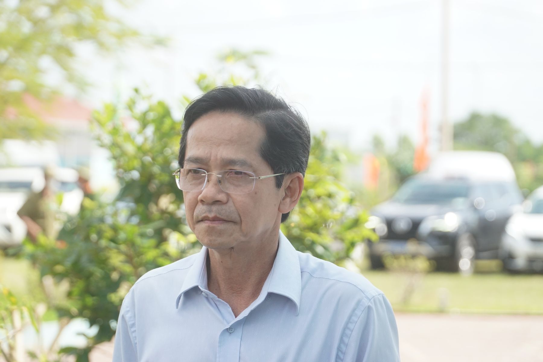 Pho Giam doc so Giao duc Dao tao tinh Ca Mau Ta Thanh Vu noi ve day hoc 2 buoi/ngay. Anh: Nhat Ho