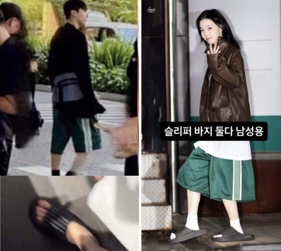 Winter mac trang phuc duoc cho la cua Jungkook den su kien hop mat fan. Anh: cat tu video