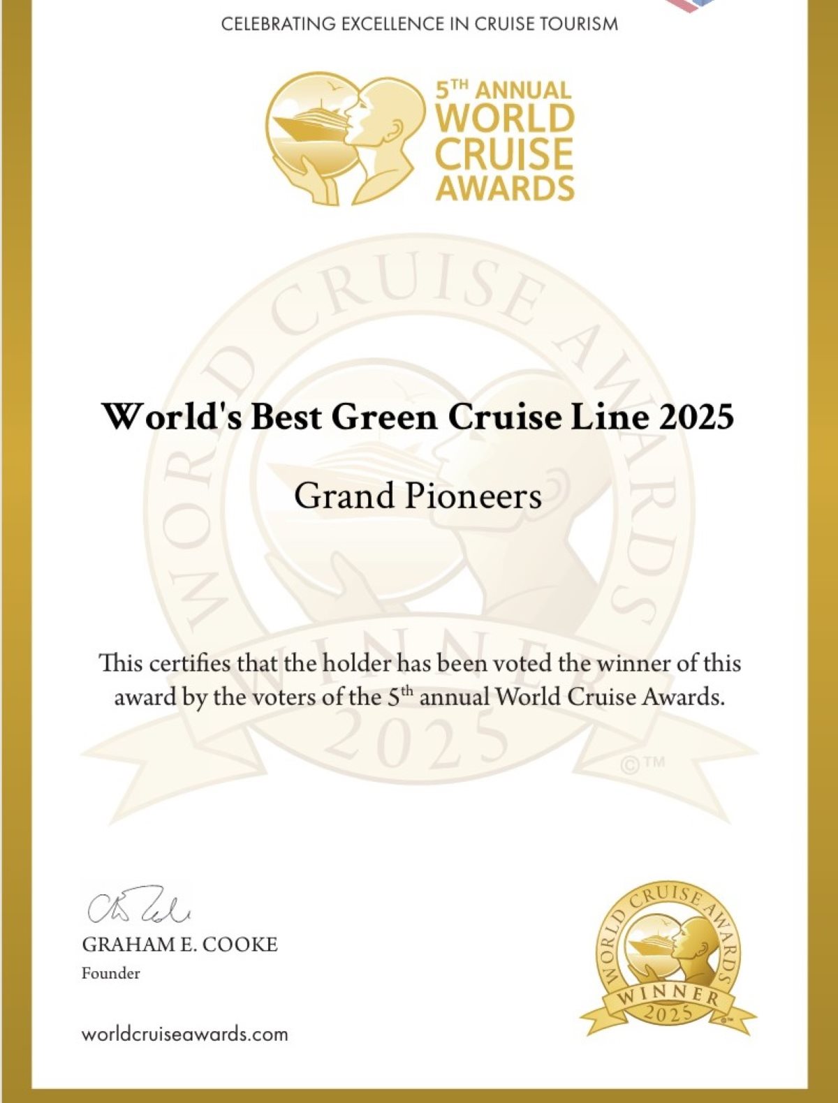 Du thuyen Grand Pioneers Thuan duoc vinh danh la hang du thuyen xanh tot nhat the gioi 2025. Anh: Viet Thuan