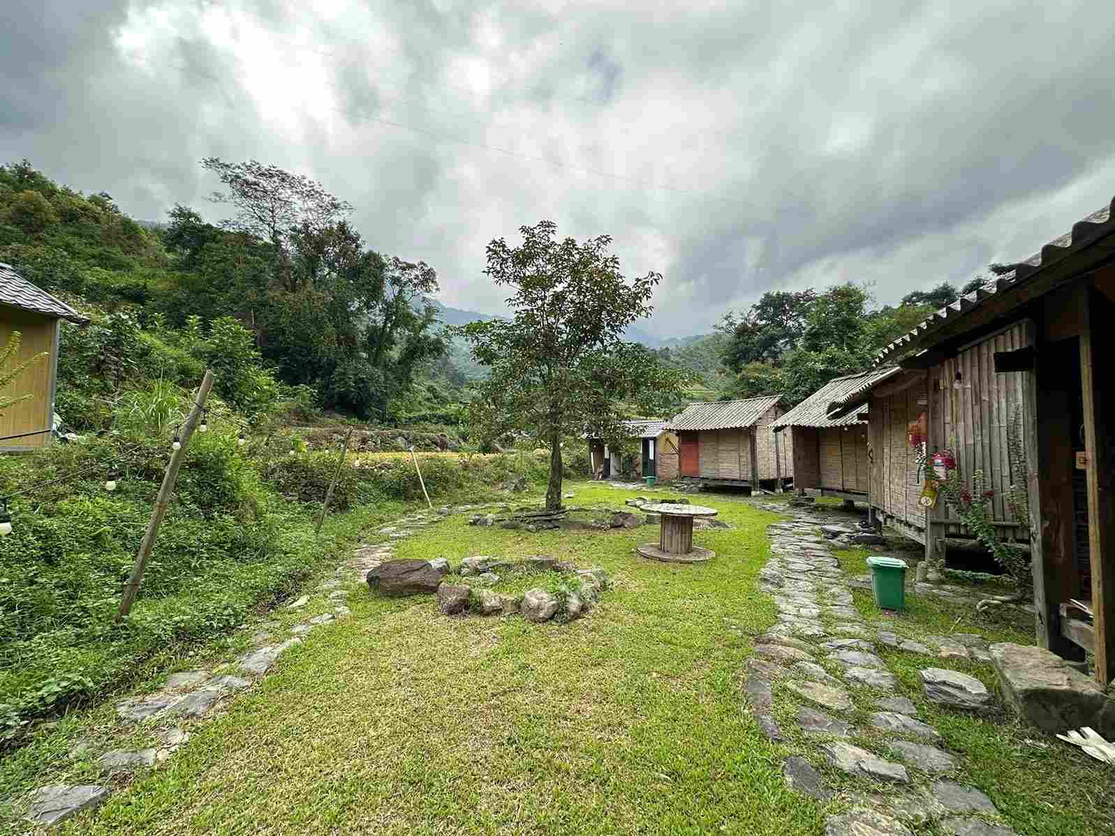Khong gian xanh bat ngat la thu khien du khach me man. Anh: Tien Thanh