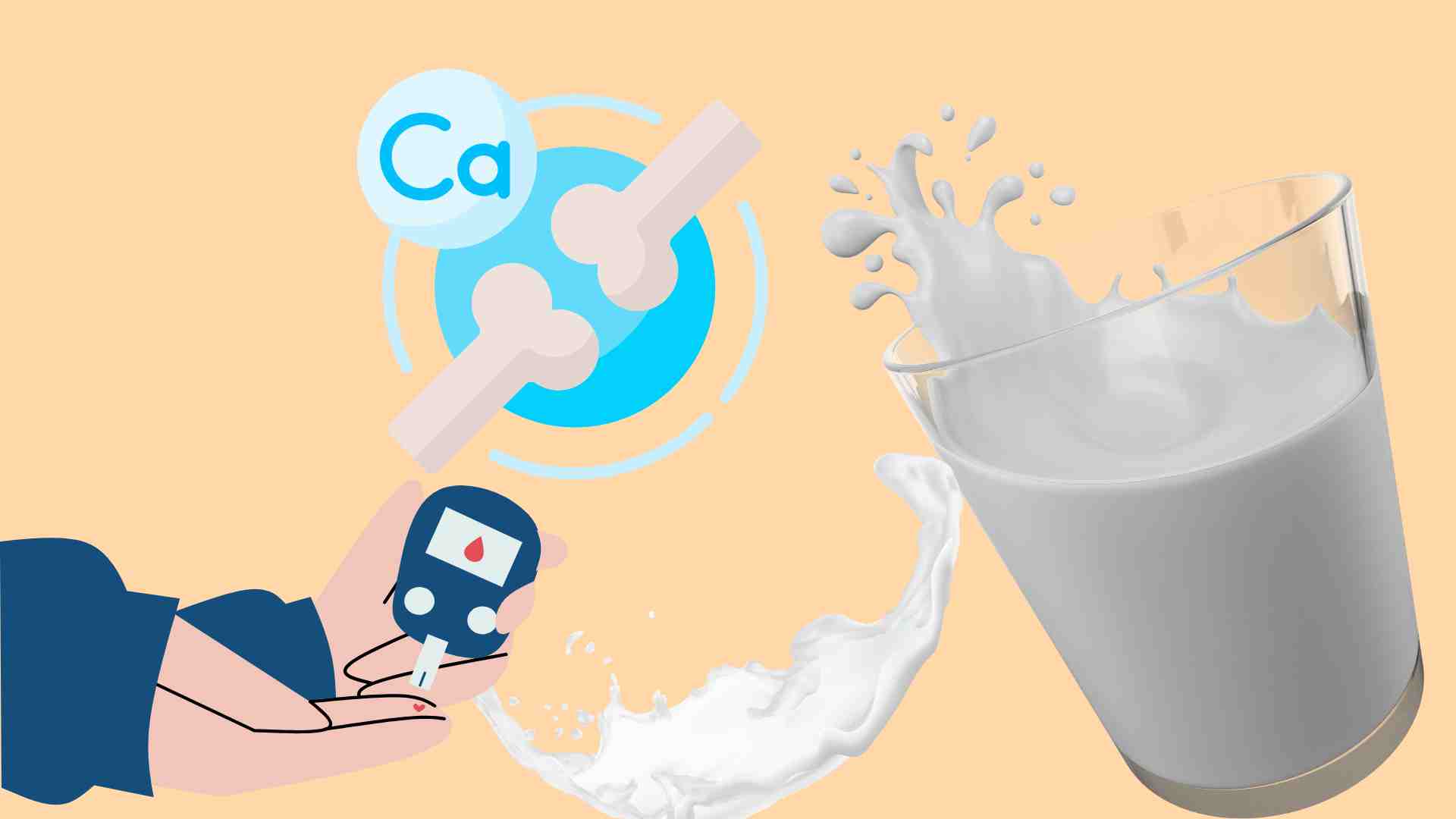 Drinking milk properly helps supplement calcium, stabilize blood sugar. Graphics: Ha May