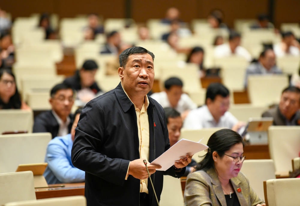 Đại biểu Thạch Phước Bình phát biểu. Ảnh: Phạm Đông