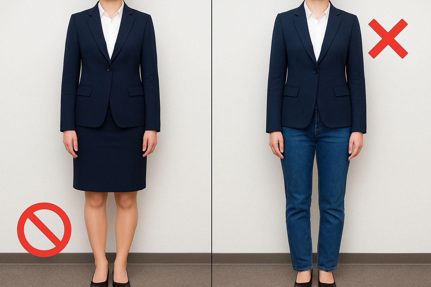 When performing their duties, cadres, civil servants, public employees and workers should not wear dresses short than knee-high or women's pants. Photo: To Cong.