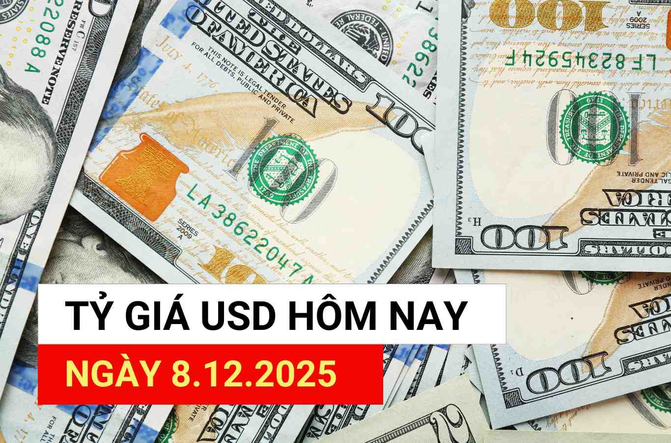 USD exchange rate today 8.12.2025.