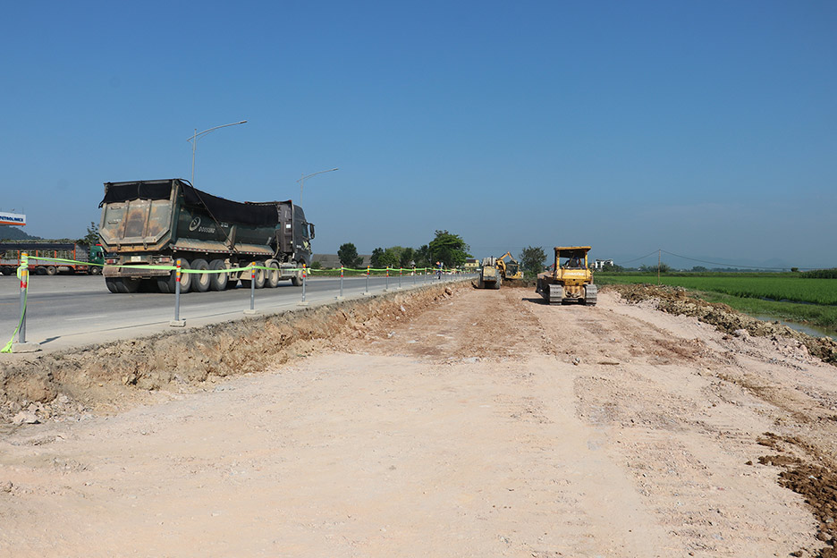 Un proyecto retrasado en la provincia de Nghe An. Foto: Ngoc Anh