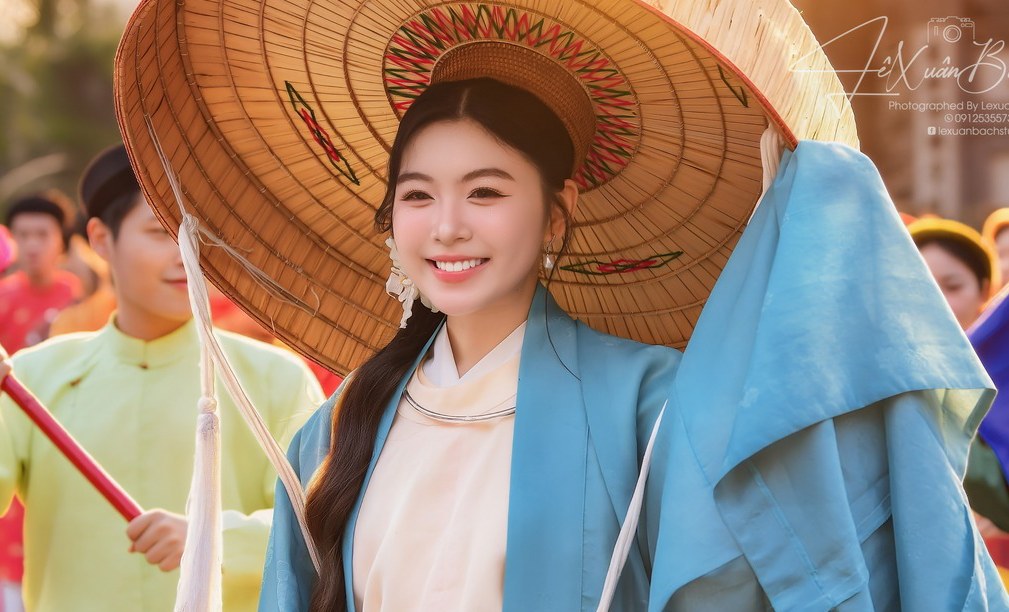 Hija vicepresidenta de la Asociacion de Cine de Vietnam - Mai Thao Linh (Lo Lem). Foto: Le Xuan Bach.