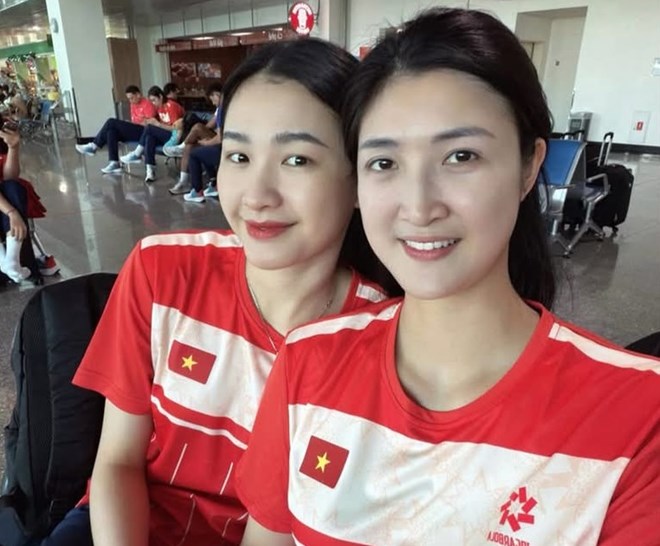 Đội tuyển bóng chuyền nữ Việt Nam đã có mặt tại Thái Lan