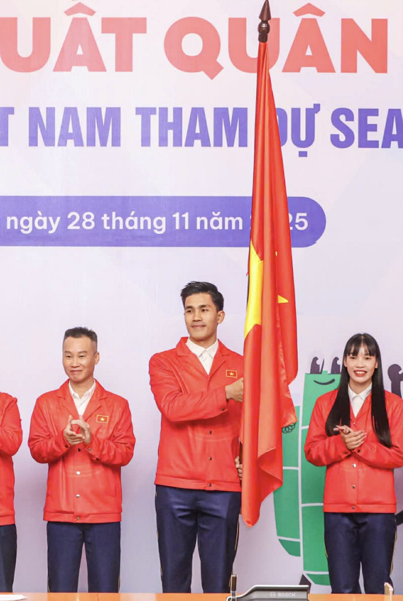 Tuyển thủ Lê Minh Thuận. Ảnh: Bùi Lượng 