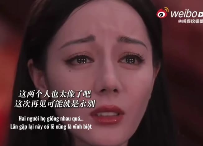 Trong phân cảnh gặp lại mẹ sau nhiều năm, Nhiệt Ba không thể hiện được sự bùng nổ cảm xúc. Ảnh cắt từ phim