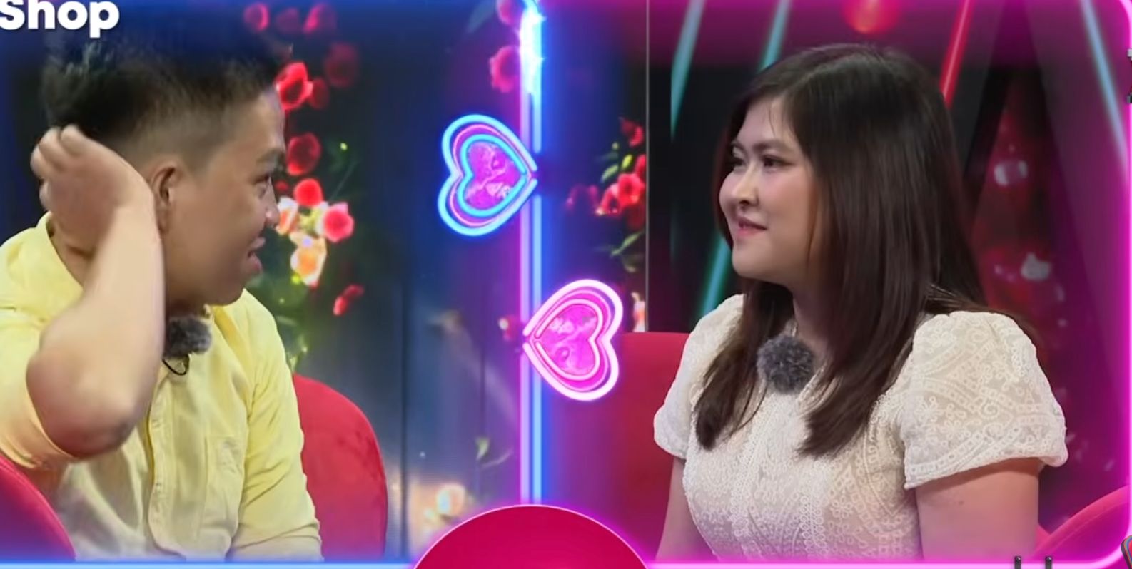 Pareja en el programa Ban muon hen ho. Foto: Unidad MCV.