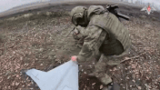 Russian soldiers launch drones. Photo: Russian Ministry of Defense
