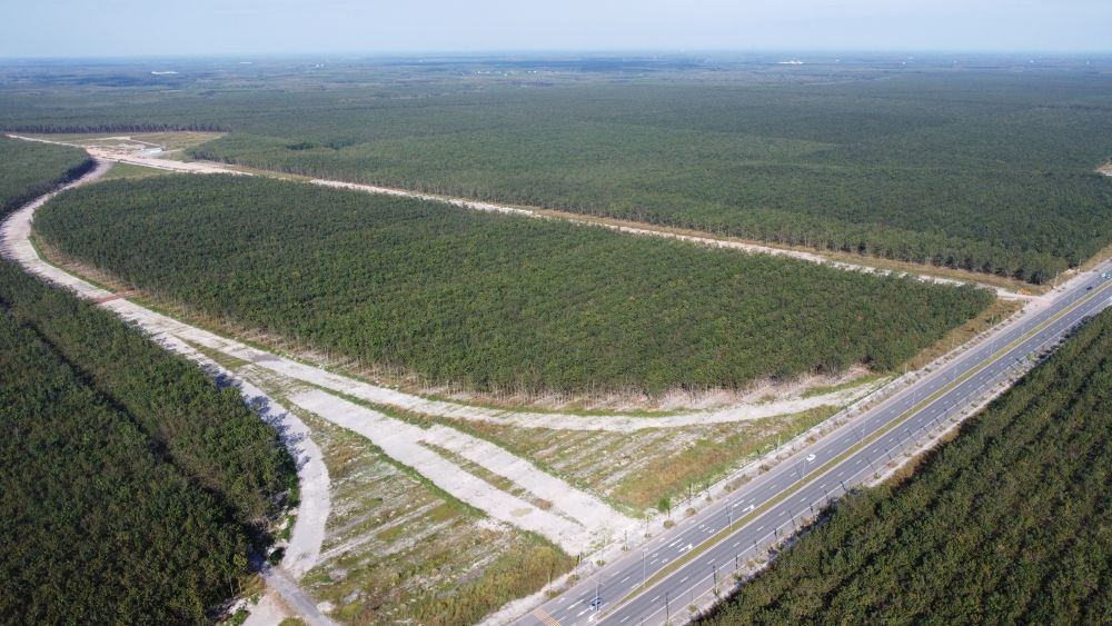 Hien trang cong truong thi cong ghi nhan ngay 8.12. Anh: Dinh Trong