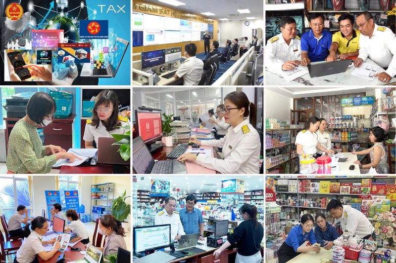 Du système eTax Mobile aux factures électroniques connectées aux ordinateurs de monnaie aux applications et solutions fiscales tout est intégré et suggéré et guidé spécifiquement par le secteur fiscal pour faciliter l'utilisation par les citoyens. Photo : Département des impôts